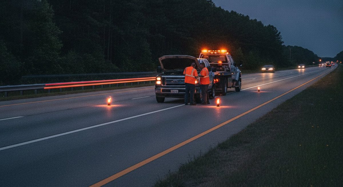 Emergency roadside assistance in Fayetteville NC