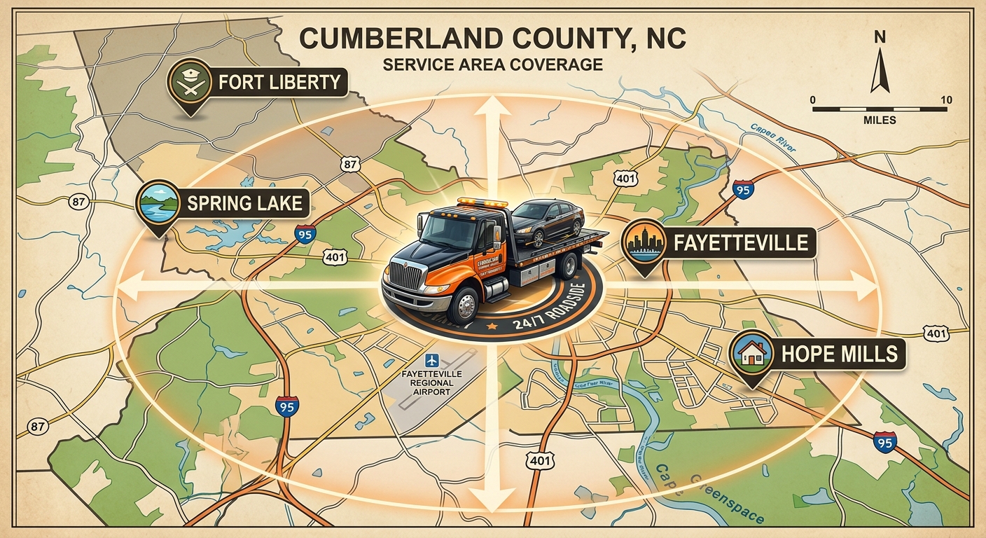towing-cumberland-county-nc service Fayetteville NC