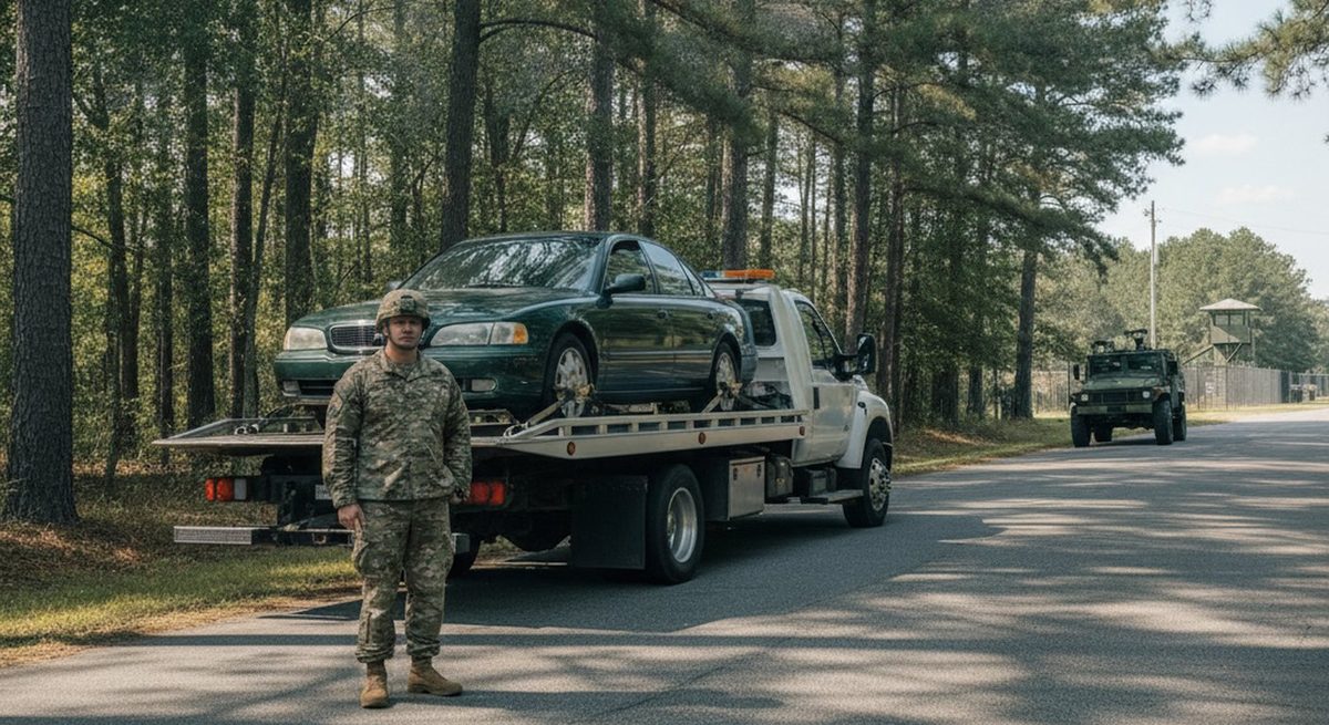 PCS vehicle transport for Fort Bragg military families in Fayetteville NC