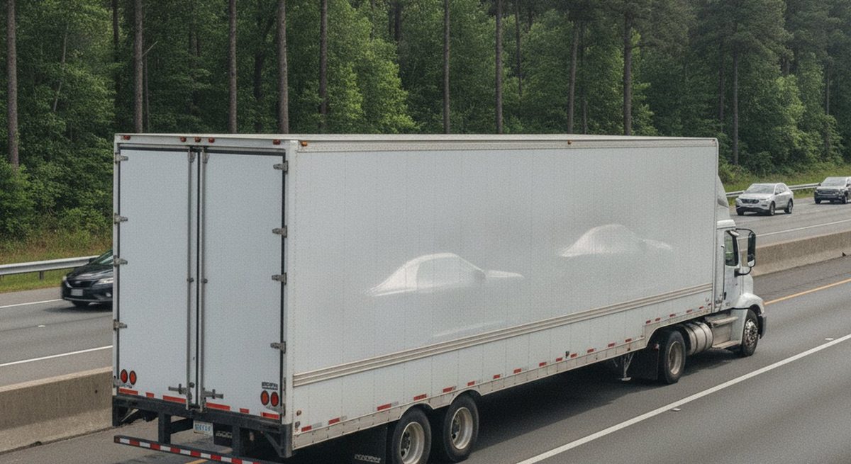 Car shipped from California to North Carolina on a transport trailer